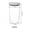 FoodGrade Transparent Sealed Grain  Snack Storage Jar 8