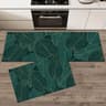 Green Leaves Absorbent NonSlip Kitchen  Bathroom Mat 6
