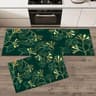 Green Leaves Absorbent NonSlip Kitchen  Bathroom Mat 7