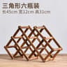Wooden DoubleLayer Red Wine Display Rack 10