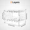 Stackable Tumbler  Large Water Bottle Storage Rack 6