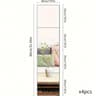 Self Adhesive Acrylic Mirror Wall Stickers Set 11