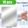 Self Adhesive Acrylic Mirror Wall Stickers Set 8