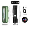 HighPower Telescopic Zoom Rechargeable Handheld Flashlight 9