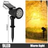 MultiColor Outdoor RGB Solar Spotlights 7