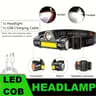 MultiFunctional Rechargeable LED COB Headlamp With Detachable Magnetic Flashlight 10