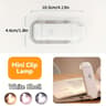 MultiFunctional USB Rechargeable ClipOn Book Light 7