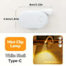 MultiFunctional USB Rechargeable ClipOn Book Light 9
