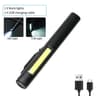MultiFunctional 365nm UV And Tactical Pen Clip Work Flashlight 8