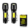 Zoomable Mini Tactical Flashlight And COB Camping Lantern 6