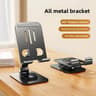 360 Rotational Carbon Steel Foldable Desk Phone Stand 8