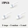 6Piece QuickRelease Zipper Pull Replacement Slider Kit 11