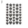 Colorful Star  Heart Shaped Hydrocolloid Acne Treatment Patches 15