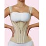 Vintage CourtStyle Mesh Waist Cincher  Compression Corset Vest 7