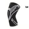 Compression Knee Support Sleeve With Lateral Spring Stabilizers 7