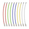 10 Pack Multi Color Stainless Wire Keychain Cable 6 Inch 6