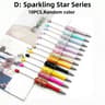 10Pc Creative Bead Ballpoint Pen Sets  DIY Colored Wooden Bead School  Office Supplies 9