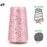 50g 140M Sequins Cotton Yarn 6mm3mm Special Glitter Match Thread For DIY Crochet Dolls And Knitting 29