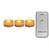 3 6 Or 12 Pcs Remote Control White Flameless LED Tealight Candles Yellow Flickering Light Set For P 7