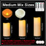 10 To 60 Pcs 3 To 7 Inch LED Flameless Pillar Candles Flickering Candlelight Set For Weddings Conce 12