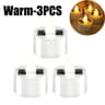 1 To 10 PCS Outdoor Solar Powered LED Tea Light Candles Realistic Flickering Lights For Patio Garde 8