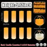 9 To 72 Pcs Flameless LED Candles Dancing Flame Flickering Battery Operated Candle Set 9