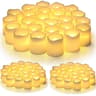 24 Pcs Flameless LED Creative Wishing Tea Light Candles Warm White Flickering Lights For Holiday Pa 9