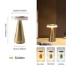 LED Wireless Table Lamp Rechargeable Touch Desk Light Restaurant Bar Desktop Mood Lighting 9