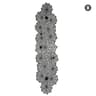 Black Lace Spider Web Skeleton Tablecloth  Fireplace Mantel Scarf Set 7