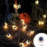 Halloween LED String Lights With Pumpkin Skull  Eyeball Shaped Lamps 10