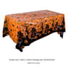 Halloween Plastic Tablecloth With Pumpkin Spider Web  Bat Graphics 8