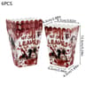 Bloody Handprint Disposable Halloween Party Tableware Set 10