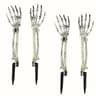 Halloween Ground Stake Skeleton Prop Kit  Outdoor Yard Graveyard Decor With Realistic Skull  Ghost  6