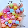 30Piece Mini Star  Flower FlatBack Resin Cabochons  Cute DIY Craft Accessories 14