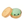 Realistic Simulation Dumpling Squishy Toy With Mini Bamboo Steamer  Soft SlowRebound Stress Ball  F 9