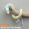 88CM 3D Printed Gem Dragon Crystal Fidget Toy Articulated Flexible Desktop Figurine Gift 9