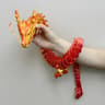 88CM 3D Printed Gem Dragon Crystal Fidget Toy Articulated Flexible Desktop Figurine Gift 10
