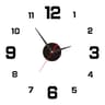 3D Creative Frameless DIY Wall Hanging Clock Mute Digital Stickers Decor For Home Office 6