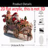 Bohemian 2D Christmas Gift Tabletop Ornament MultiFunctional Festival Desktop Decor For Bedroom 13