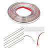 5m SelfAdhesive PVC Molding Trim Roll Flexible Wall Edging  Mirror Frame Decorative Strip 8