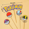 Pokemon Cake Decoration Set Pikachu Figure  Poke Ball Birthday Party Topper 9