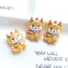 10Pcs Mini Cute Cartoon Dinosaur Flatback Resin Cabochons For DIY Crafts 11