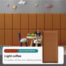 5Pcs 3D AntiCollision Peel  Stick Upholstered Wall Padding Panels 9