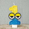 Cute Yellow Banana Man Number 09 Candle Cartoon Anime Kids Birthday Cake Topper 11