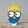 Cute Yellow Banana Man Number 09 Candle Cartoon Anime Kids Birthday Cake Topper 29