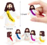 20Pcs Mini Jesus Figures Jesus Loves You Tiny Religious Figurines For Sunday School  Easter 9