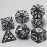 7Pcs Dragon Pattern Marble Polyhedral Dice Set D4D20 For DND  RPG Tabletop Games 9
