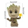 Anime Action Groot Character Multifunction Flower Pot  Pen Holder Desk Organizer 13