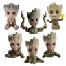 Anime Action Groot Character Multifunction Flower Pot  Pen Holder Desk Organizer 23