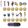 Cartoon Coraline Girl Theme DIY Birthday Party Decoration Set  Cake Supplies 9